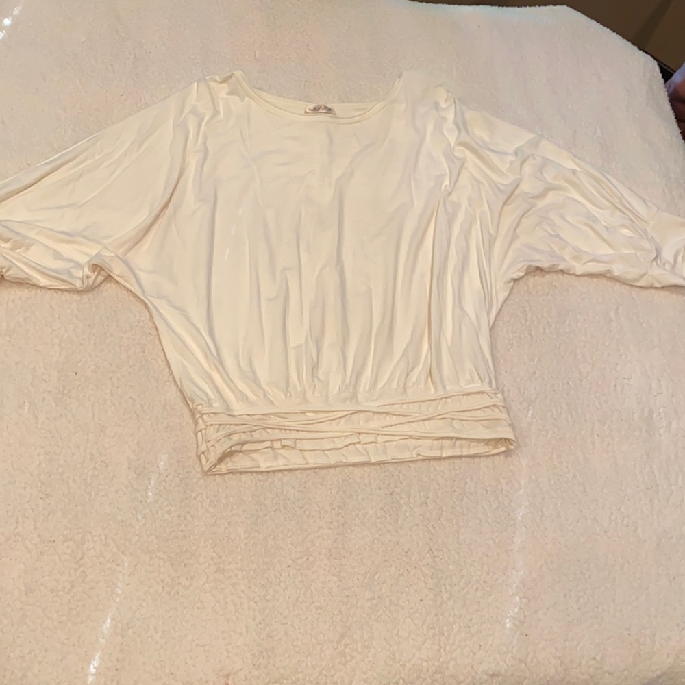 MSSP Max Studio Special Products Cream Top Size Large